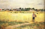 Berthe Morisot In the Wheatfields at Gennevilliers